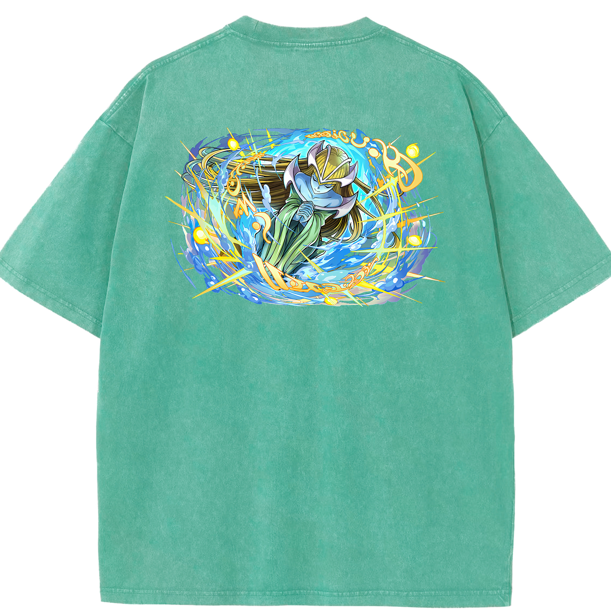 （画像用） 遊☆戯☆王 Yu-Gi-Oh! 綿100% ヴィンテージ風 半袖Tシャツ（背面プリント）